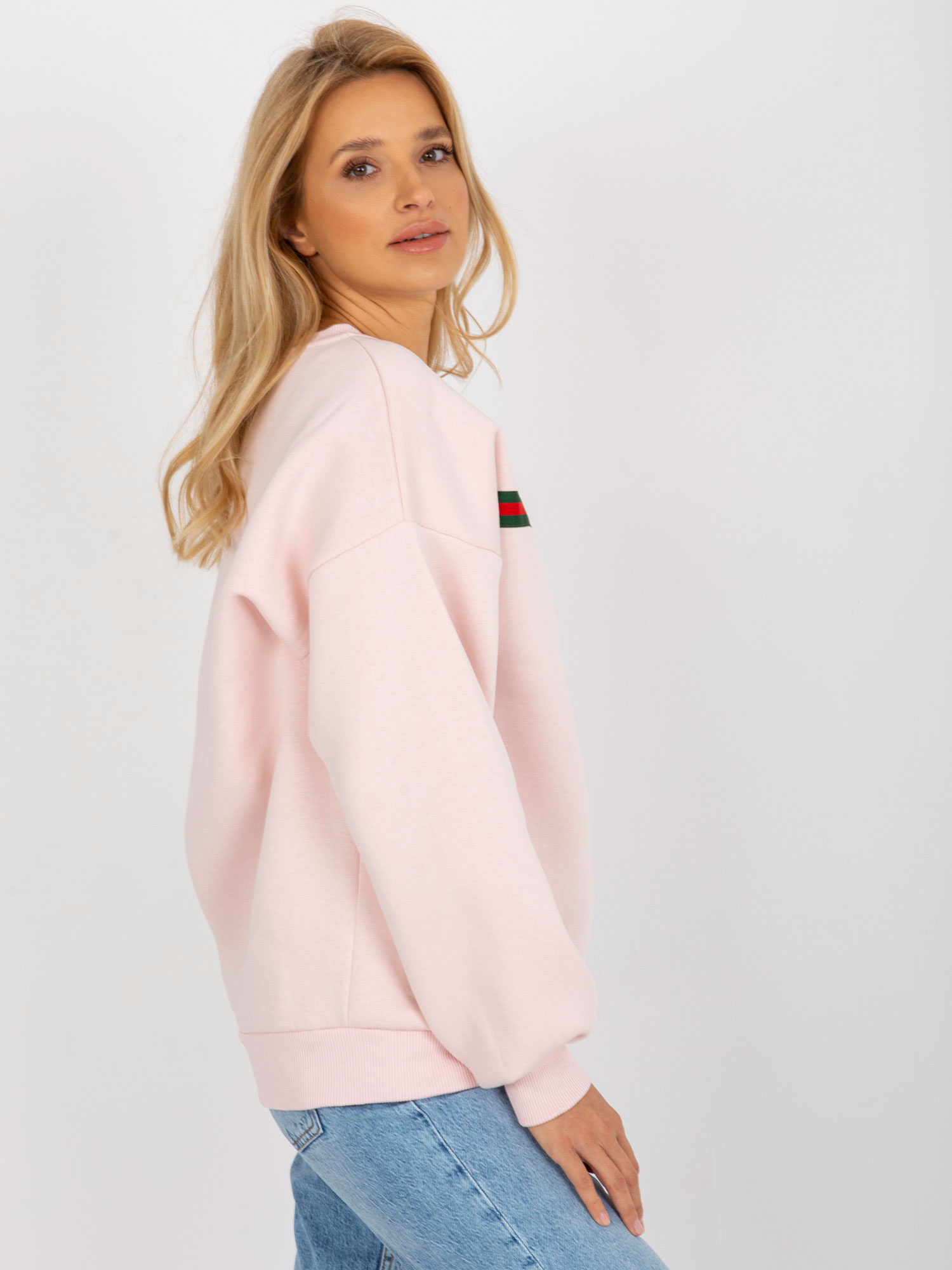 Bluza , jasny różowy - ex moda