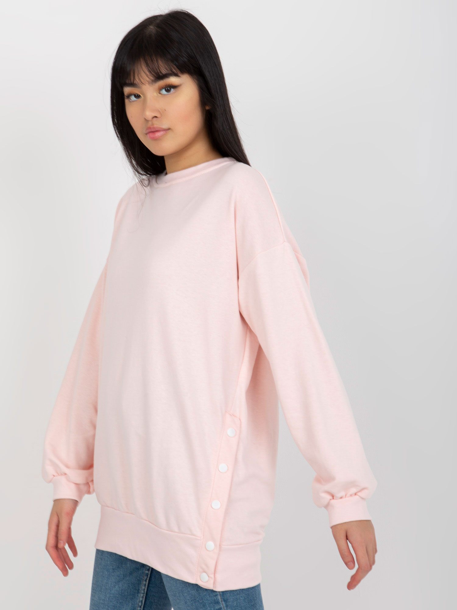 Bluza , jasny różowy - ex moda