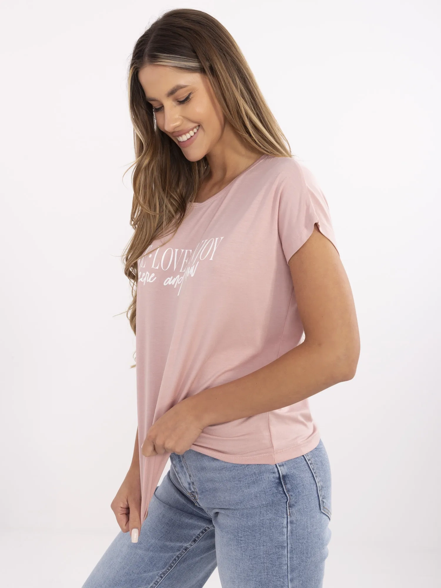 T-shirt , jasny różowy - Sublevel