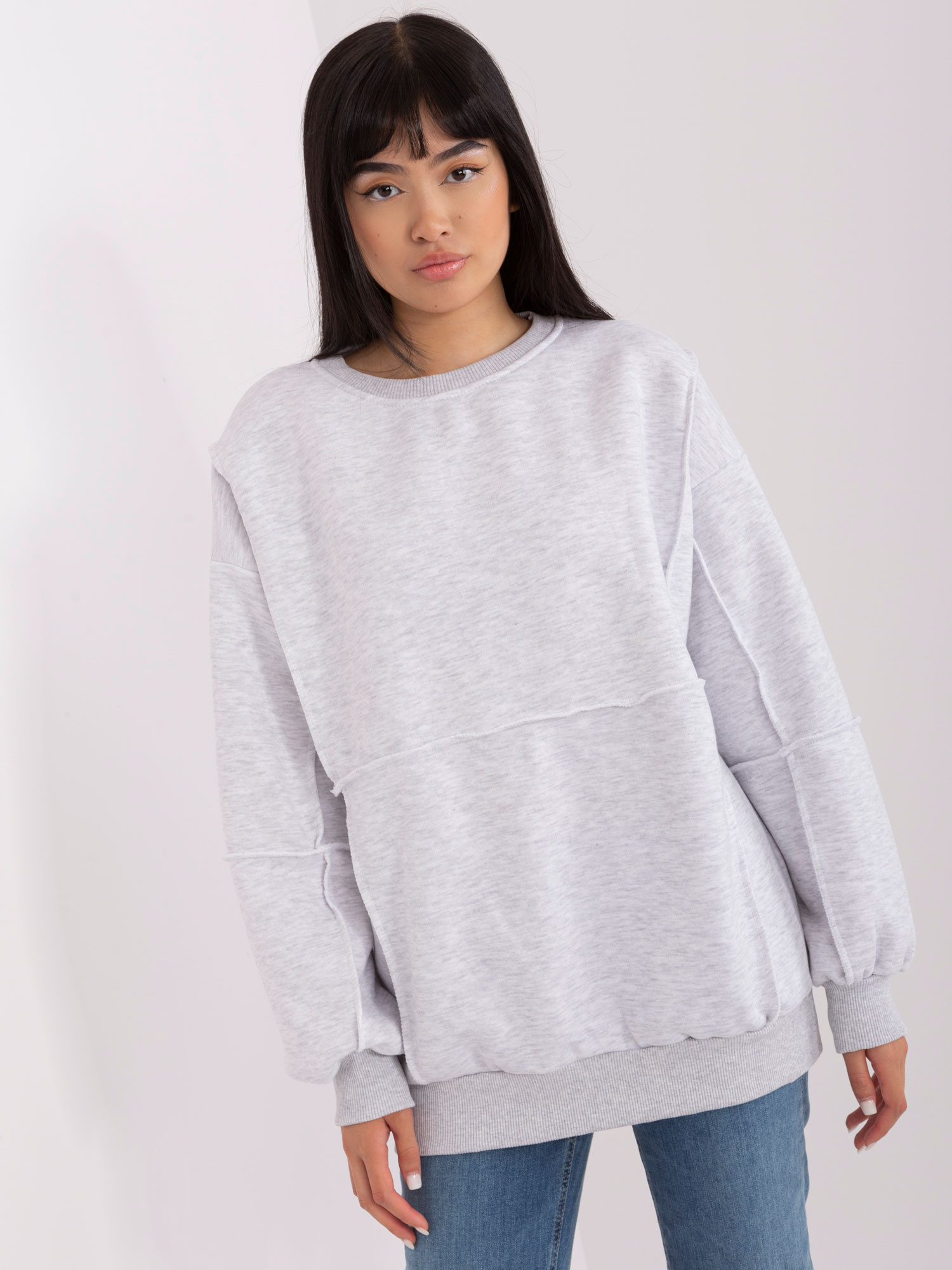 Bluza , jasny szary - Lily Rose