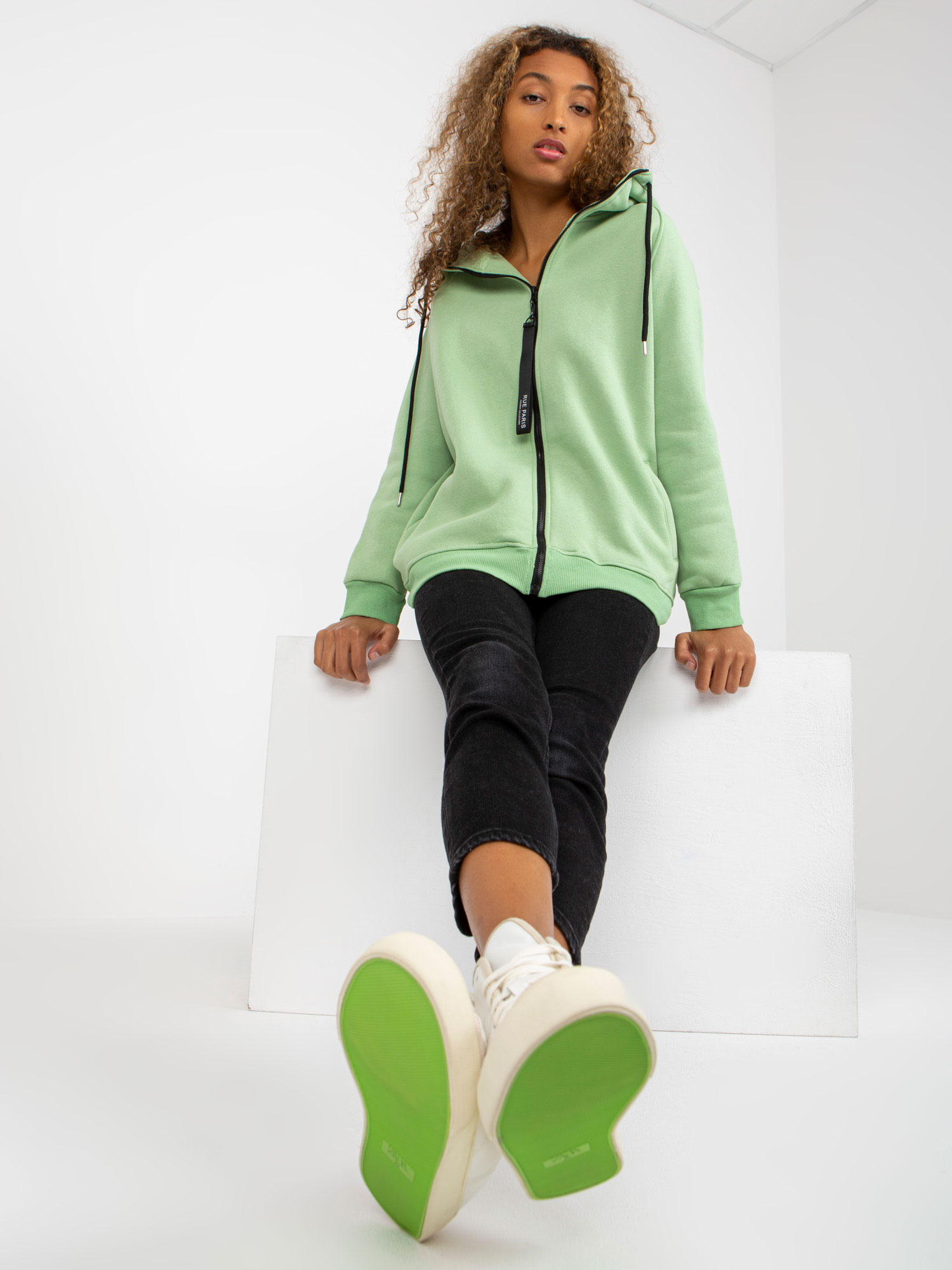 Bluza , pistacjowy - RUE PARIS