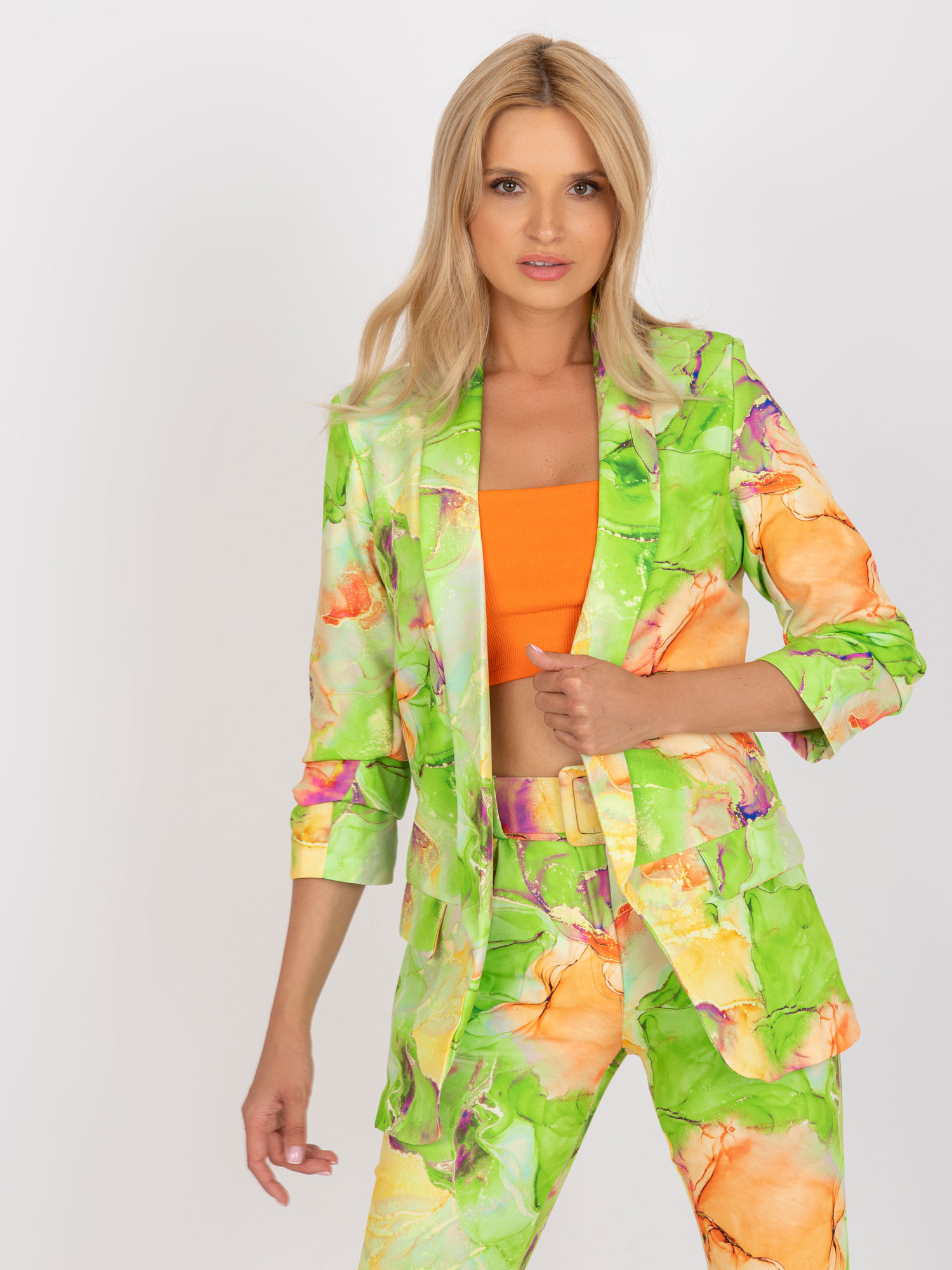 Marynarka , jasny zielony - ITALY MODA