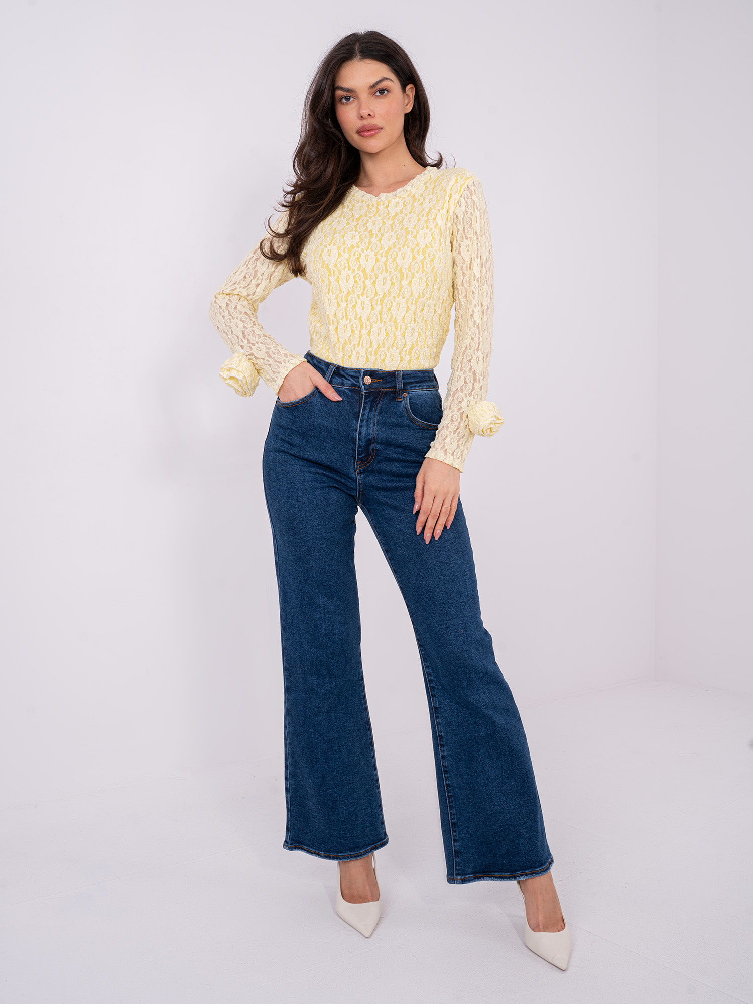 Bluzka , jasny żółty - ITALY MODA