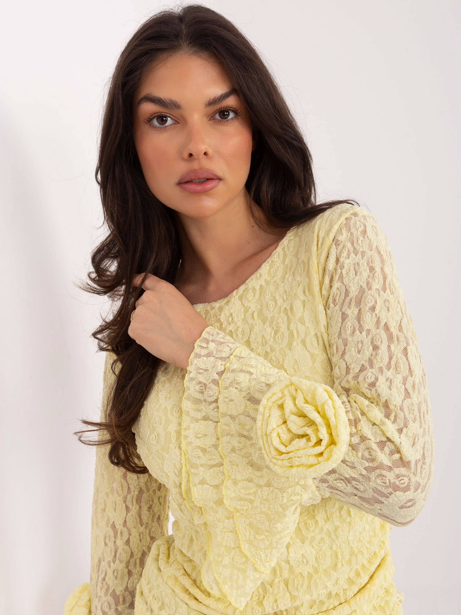 Bluzka , jasny żółty - ITALY MODA