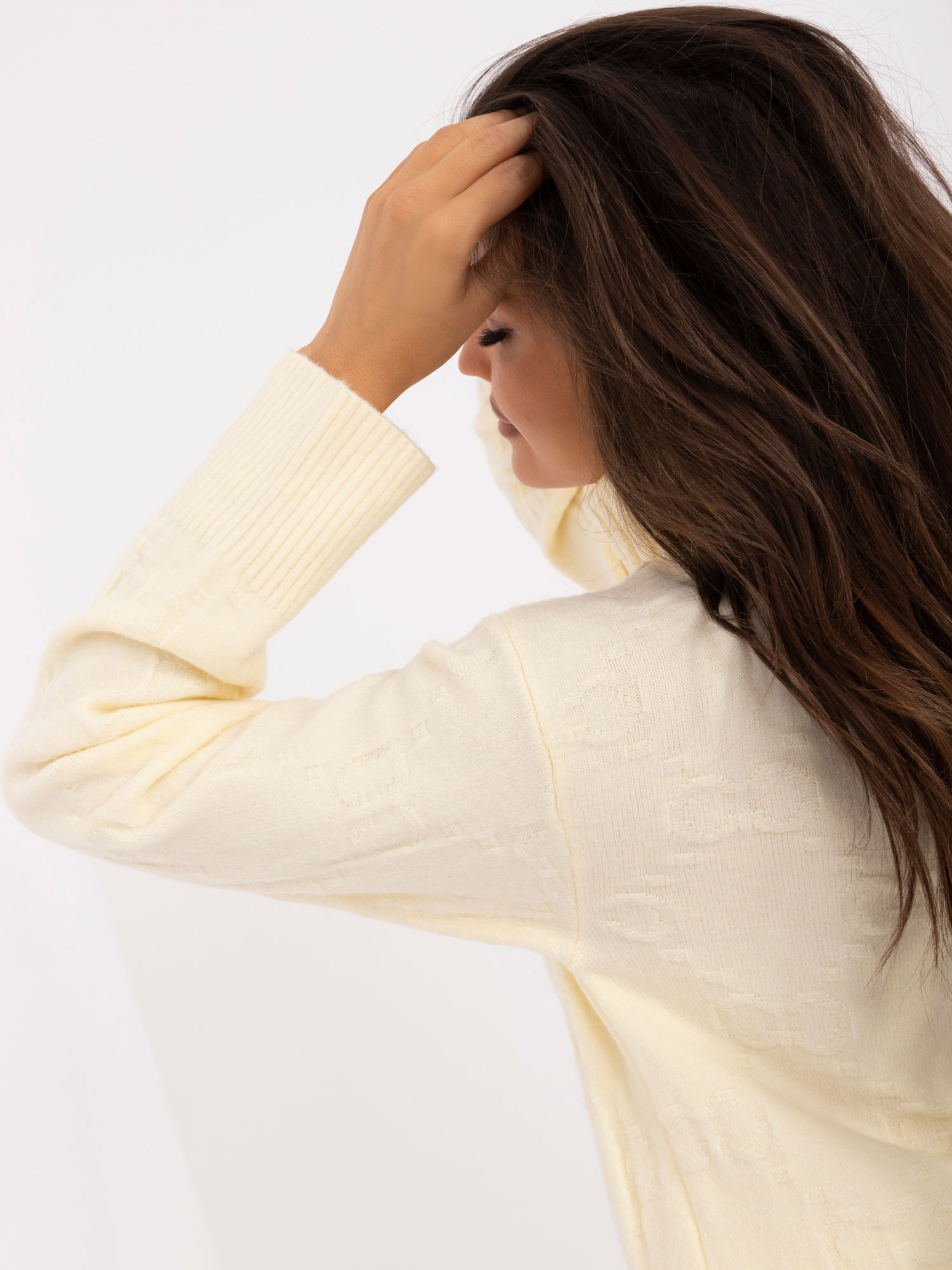 Sweter , jasny żółty - Wool Fashion Italia