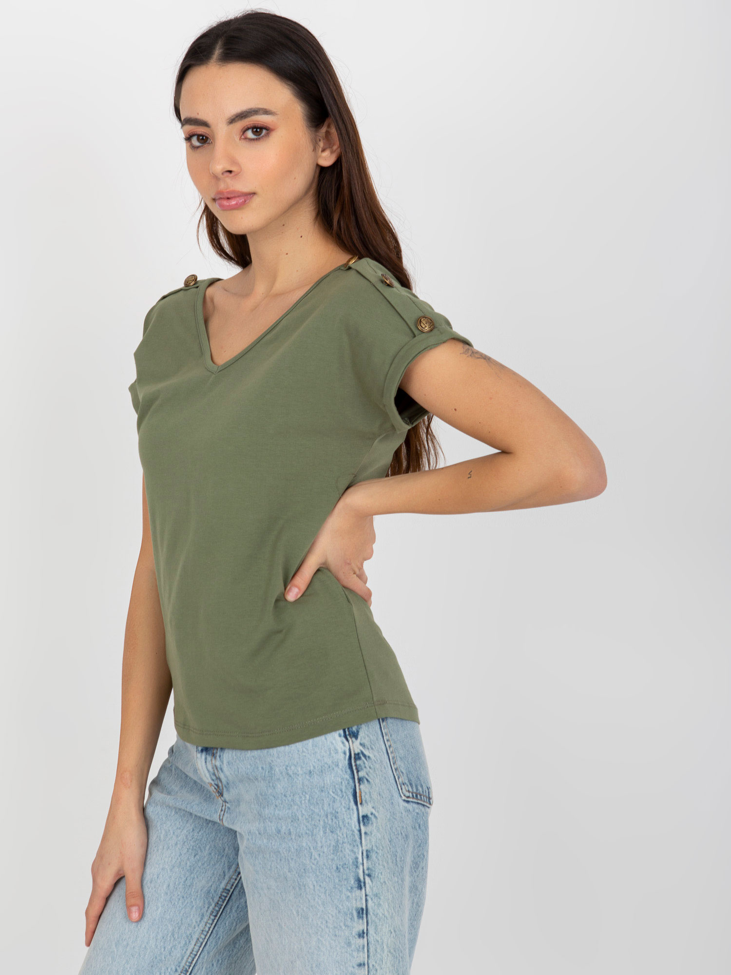 Bluzka , khaki - Och Bella