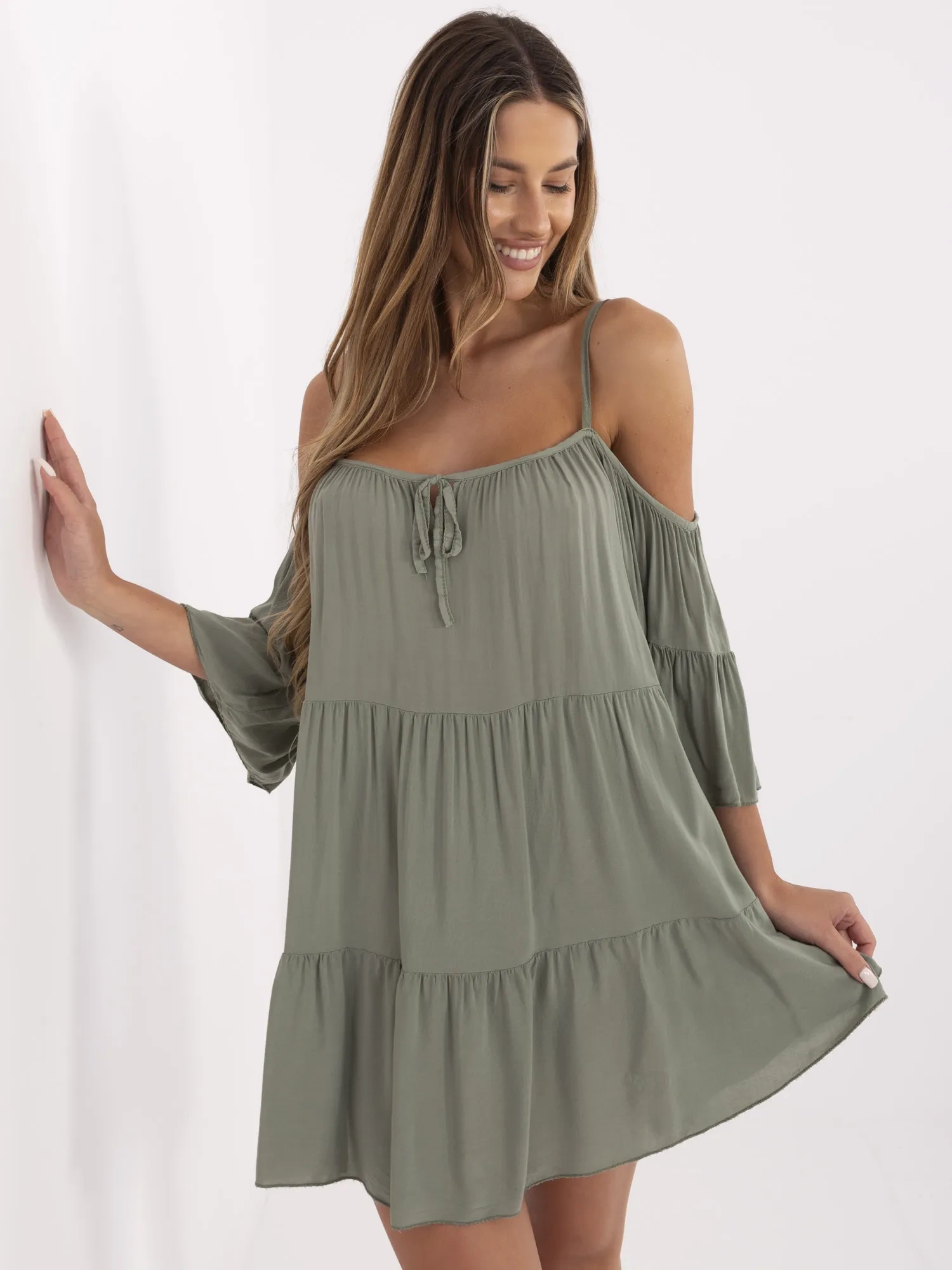 Sukienka , khaki - Och Bella