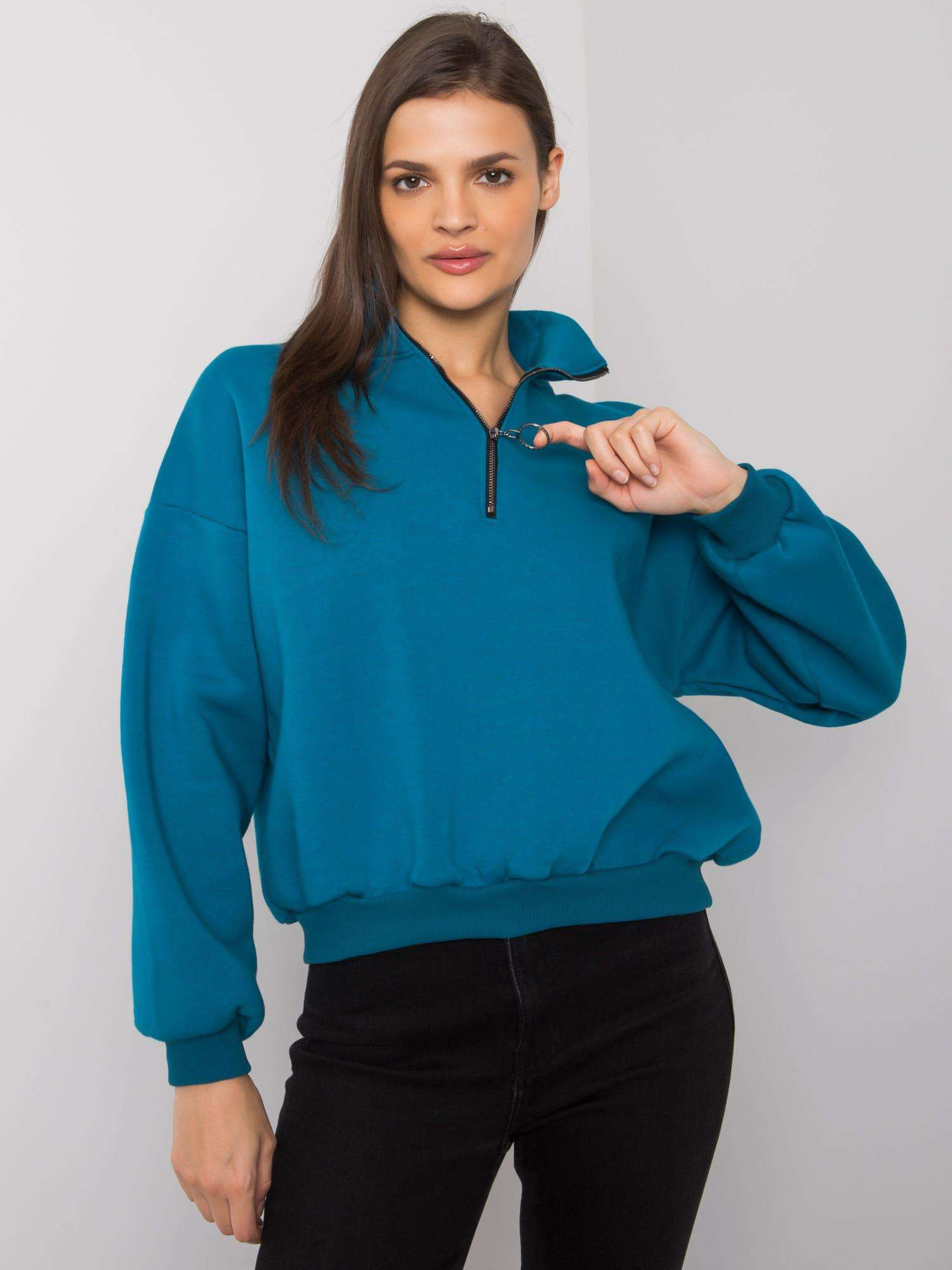 Bluza , morski - BASIC FEEL GOOD