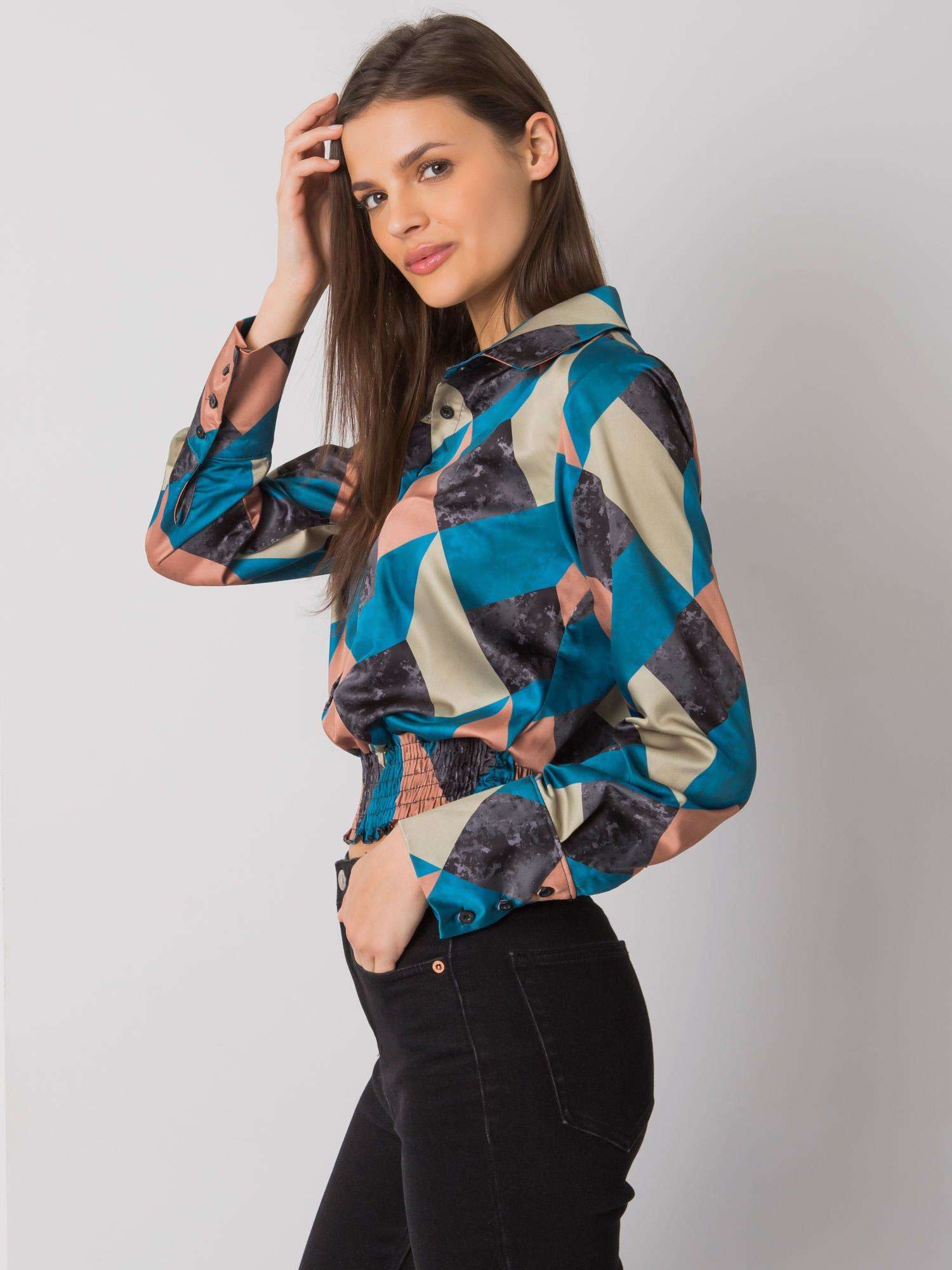 Bluzka , morski - ITALY MODA