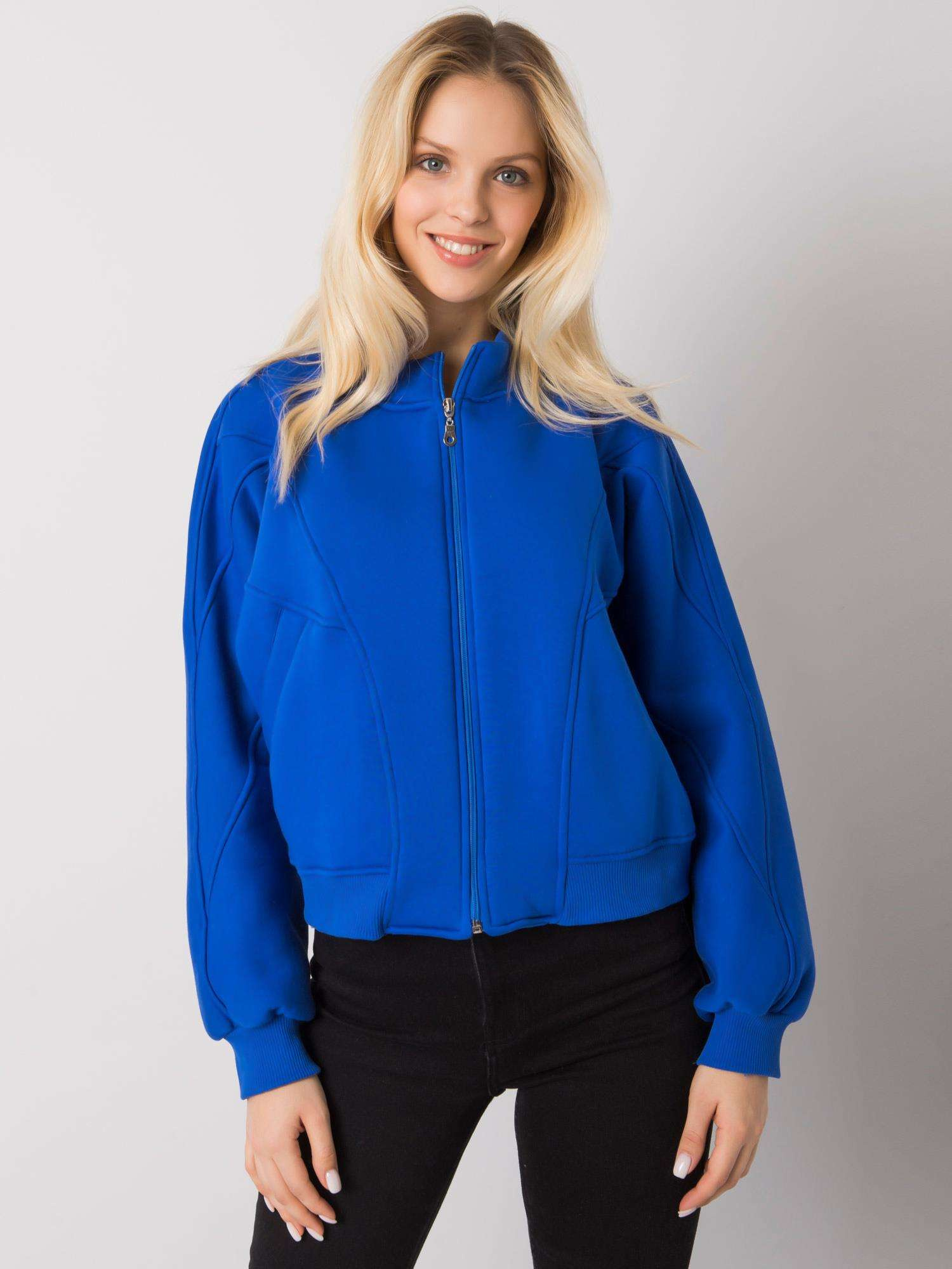 Bluza , kobaltowy - ex moda