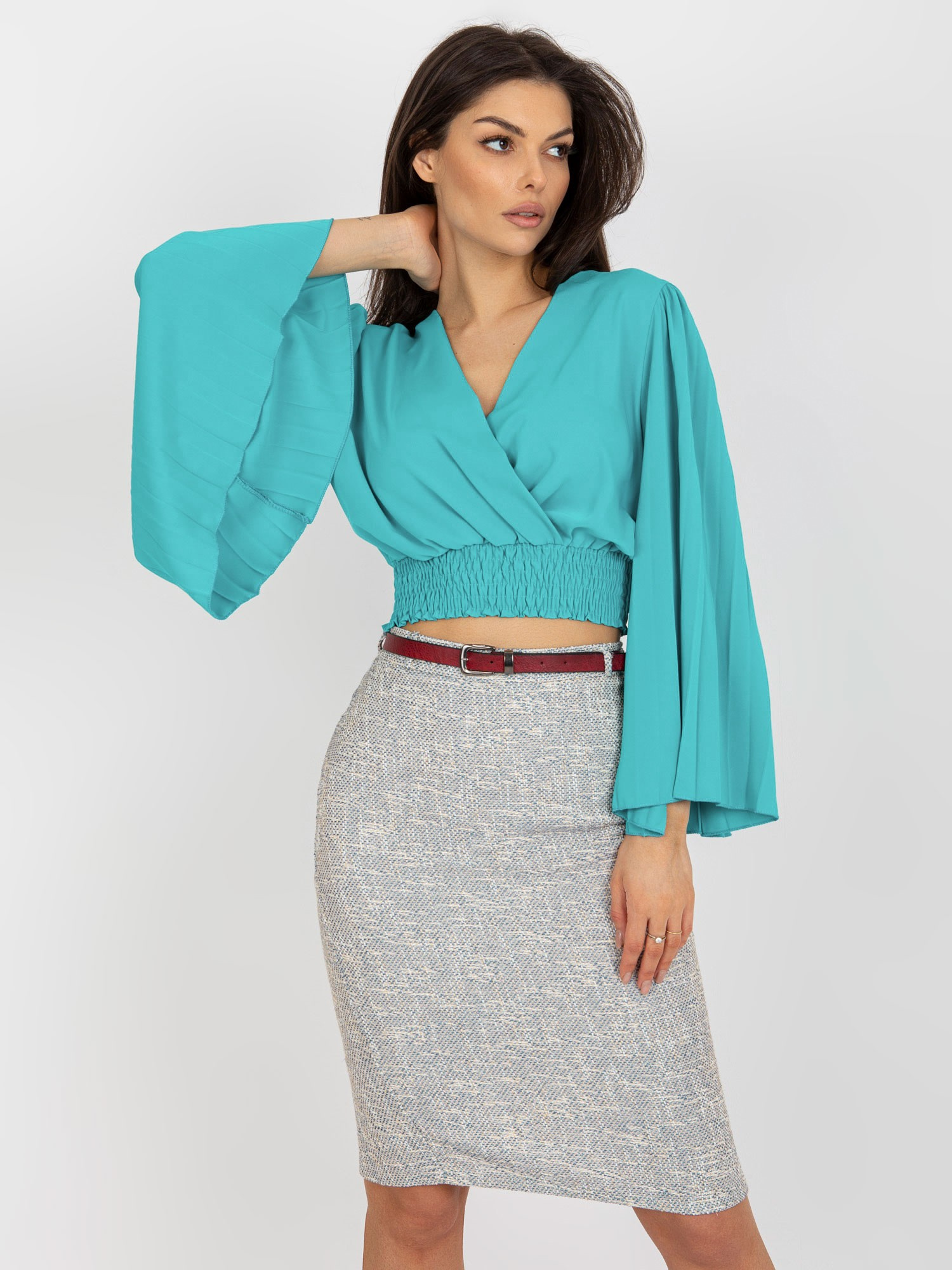 Bluzka , mietowy - ITALY MODA