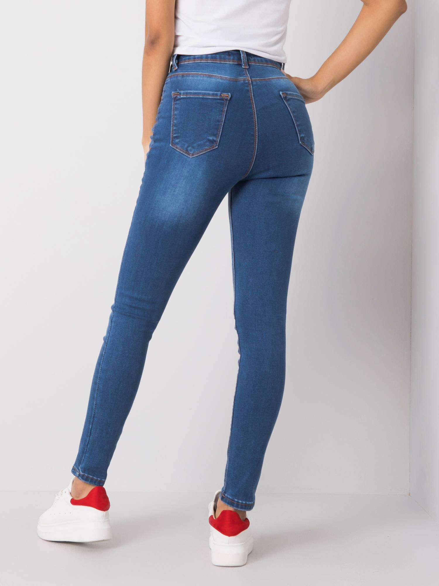 Spodnie jeans , ciemny niebieski - RUE PARIS