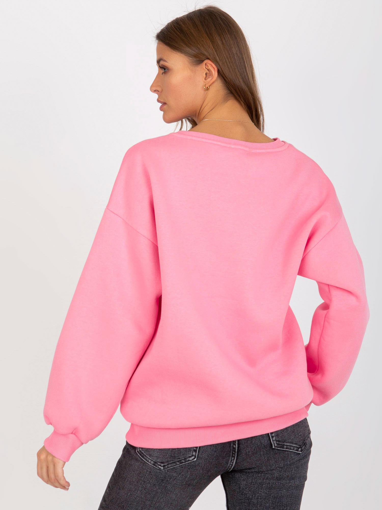 Bluza , różowy - ex moda
