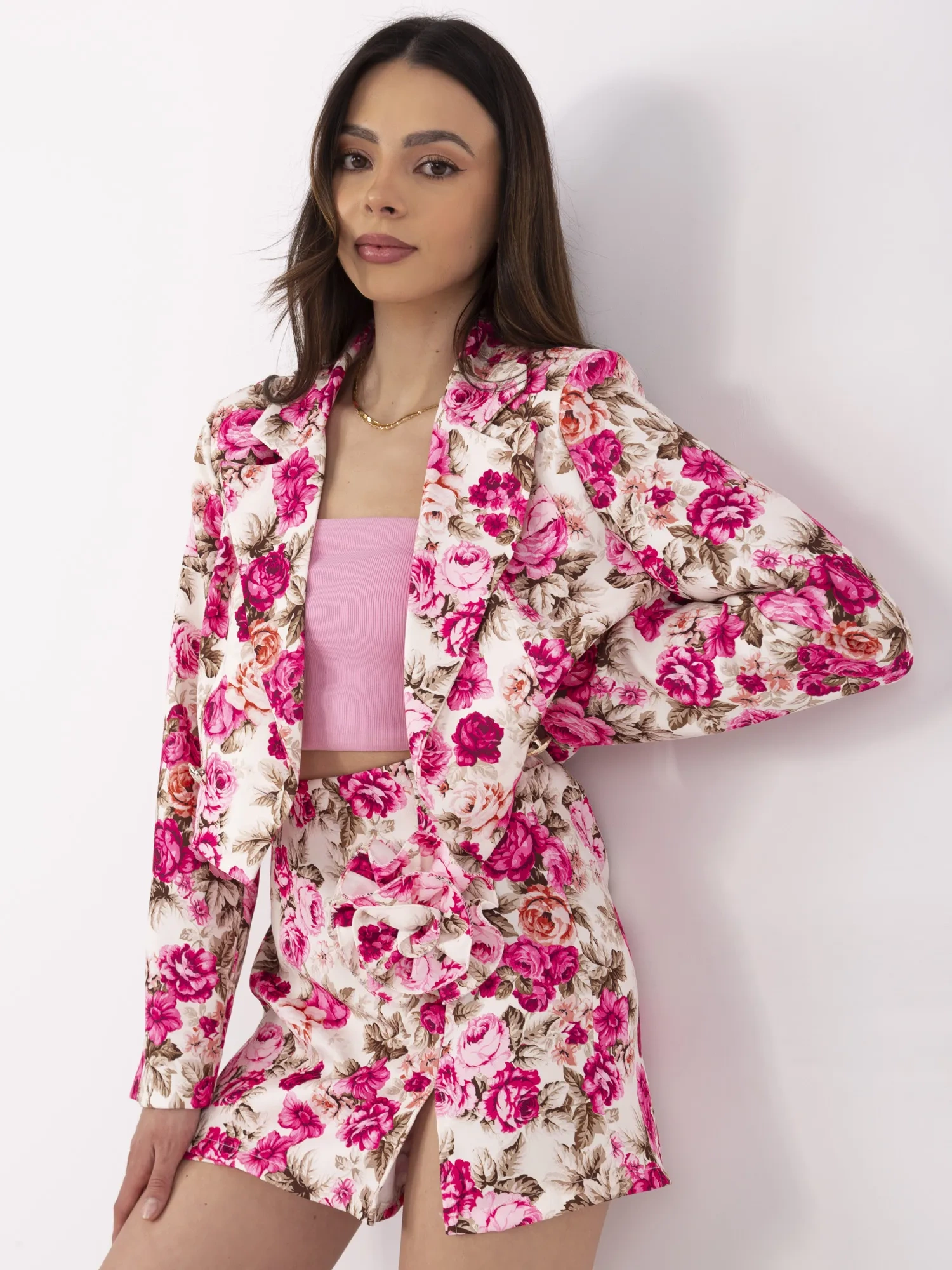Komplet , różowy - ITALY MODA