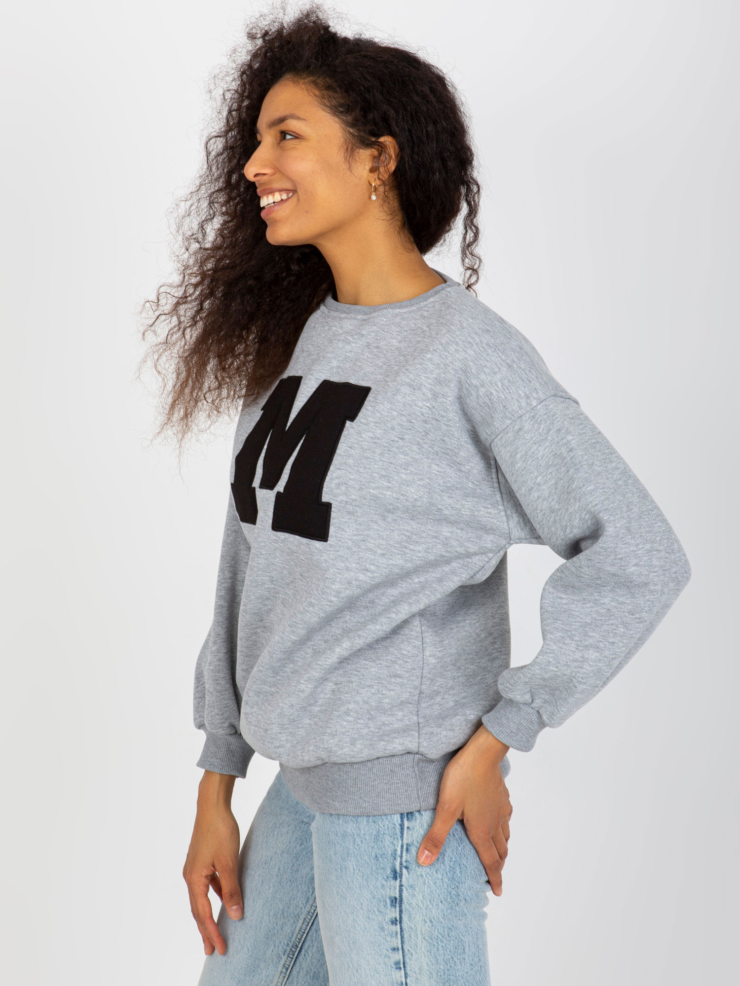 Bluza , szary - ex moda