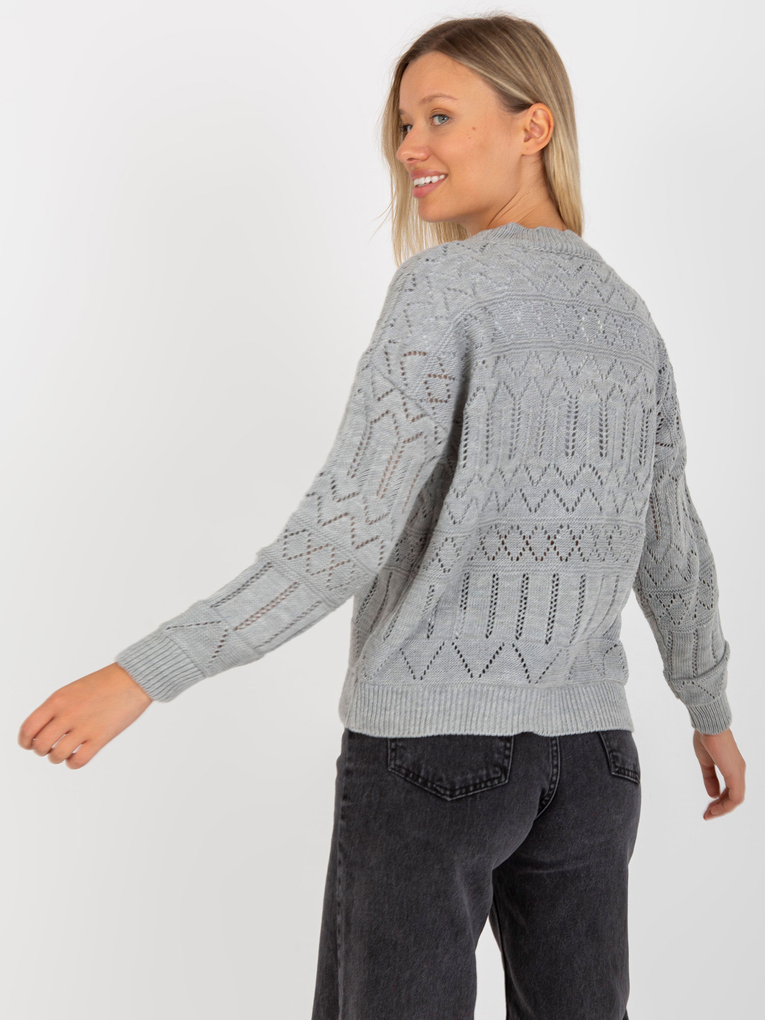 Sweter , szary - RUE PARIS