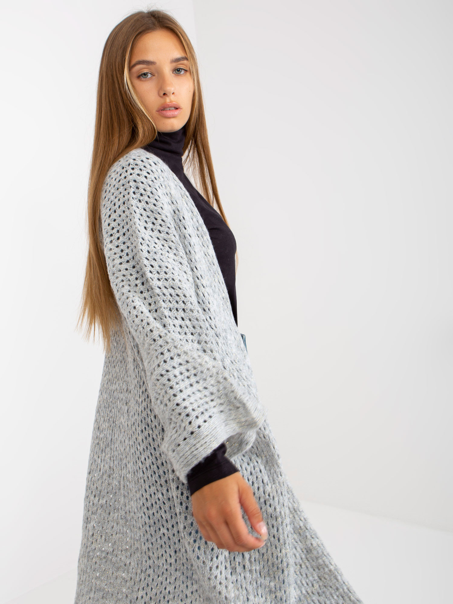 Sweter , szary - Och Bella