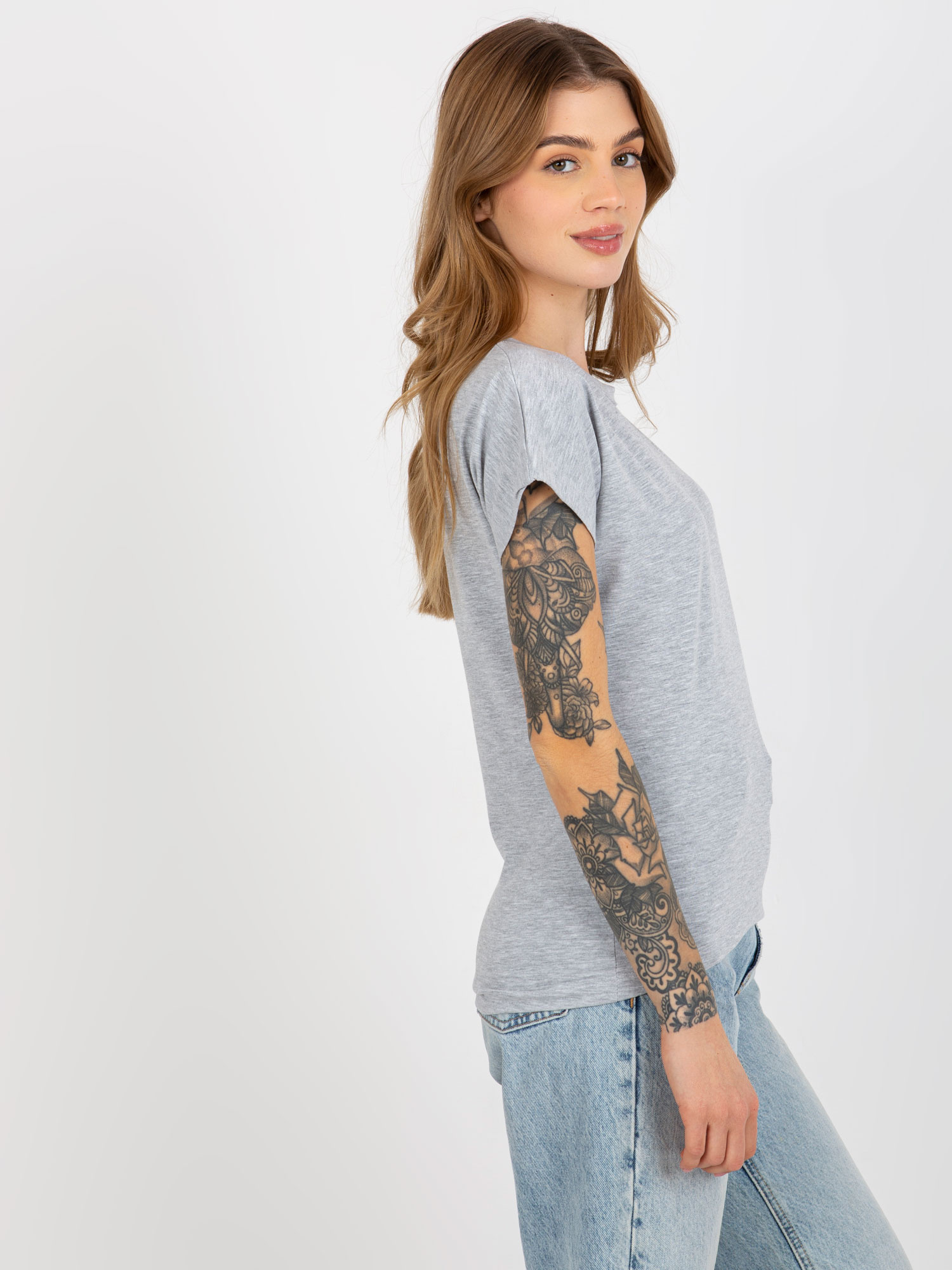 T-shirt , szary - Vikki