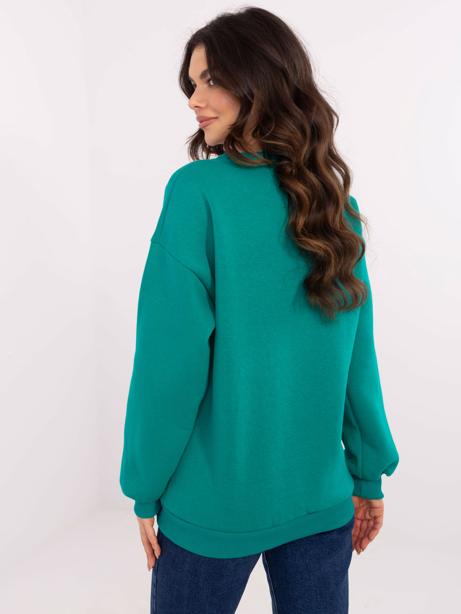 Bluza , turkusowy - My Red Lips