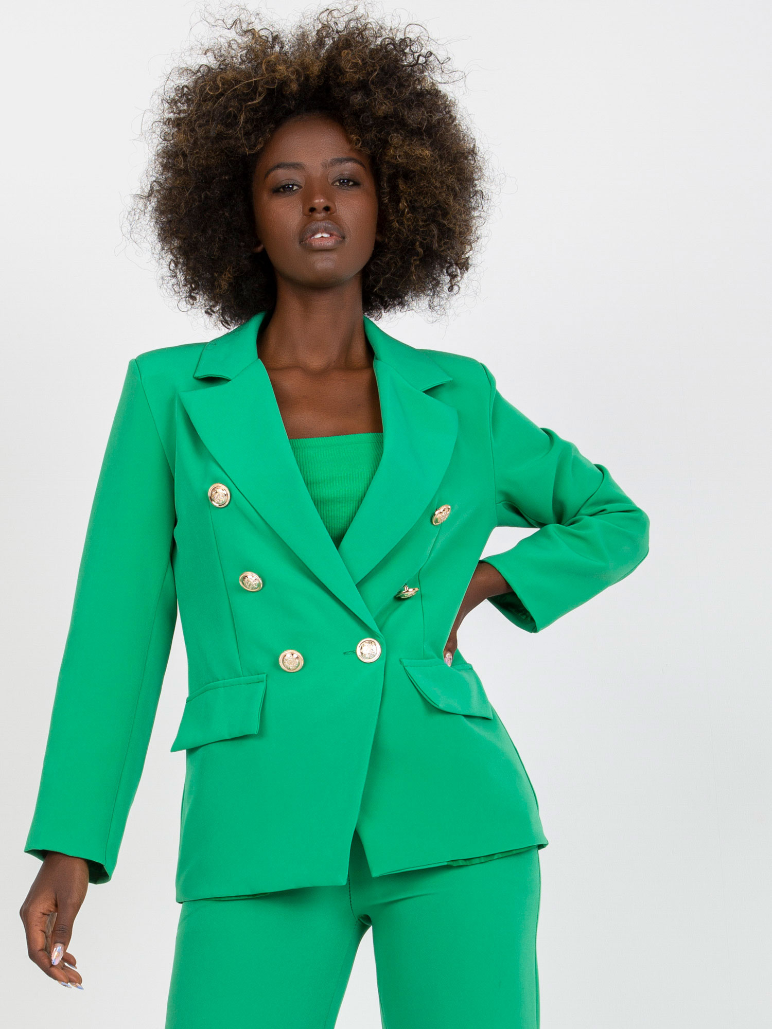 Marynarka , zielony - ITALY MODA