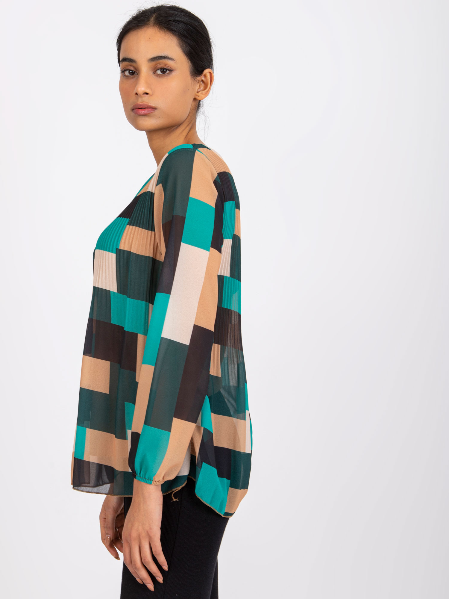Bluzka , ciemny zielony - ITALY MODA