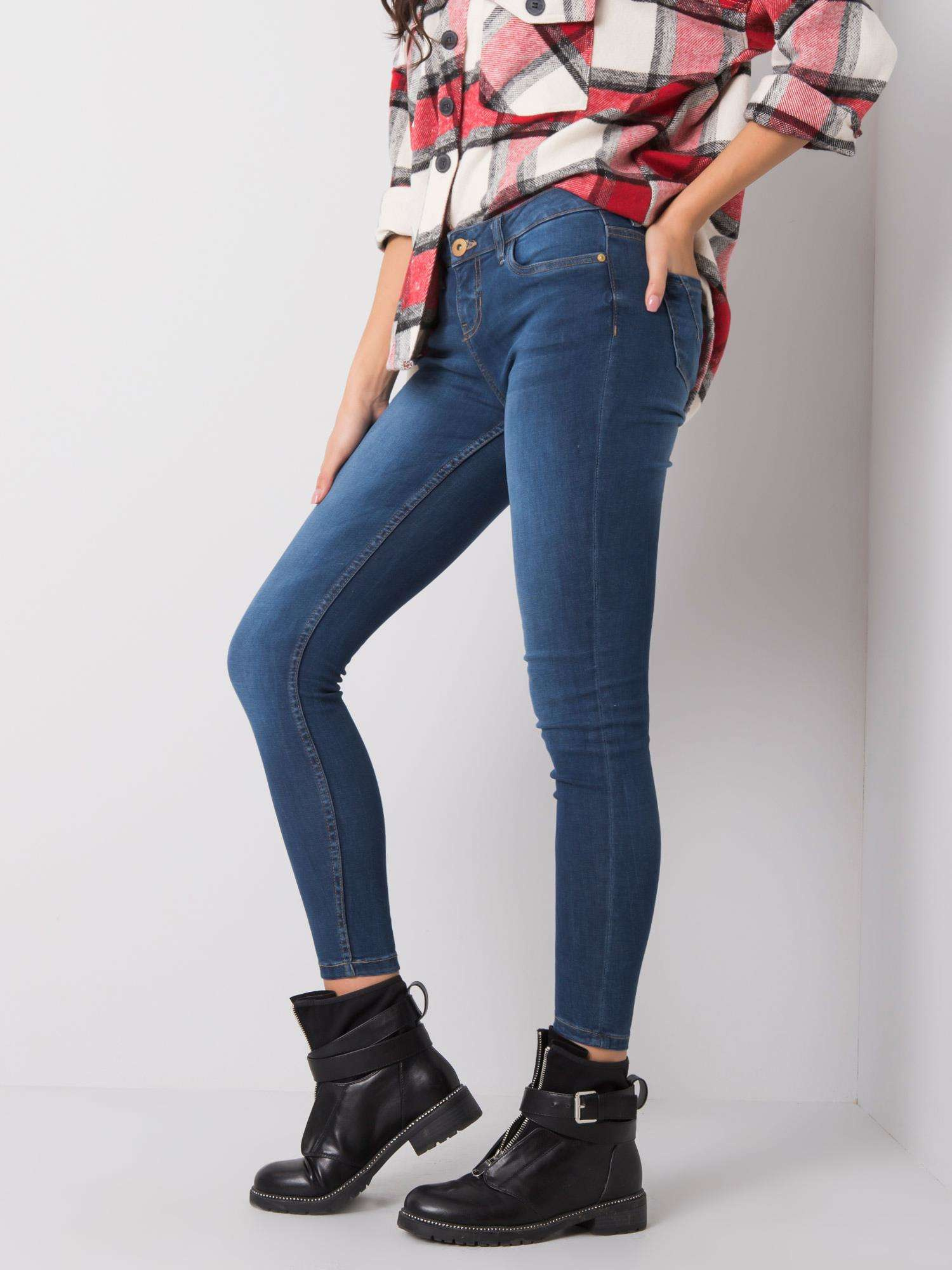 Spodnie jeans , niebieski - Sublevel